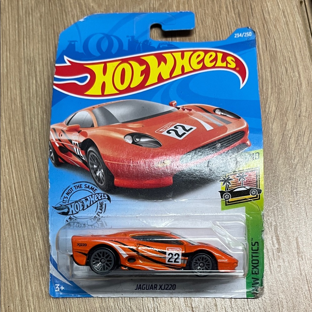 Hot Wheels Jaguar XJ220 Toy Car - Bold Orange